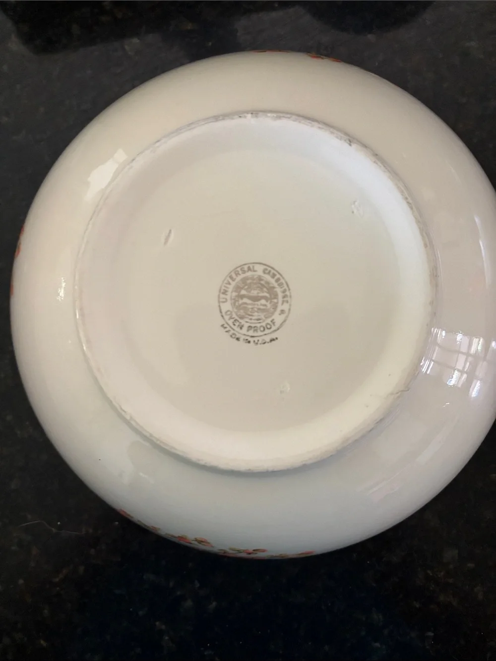 Vintage Bittersweet Pattern Fruit Bowl